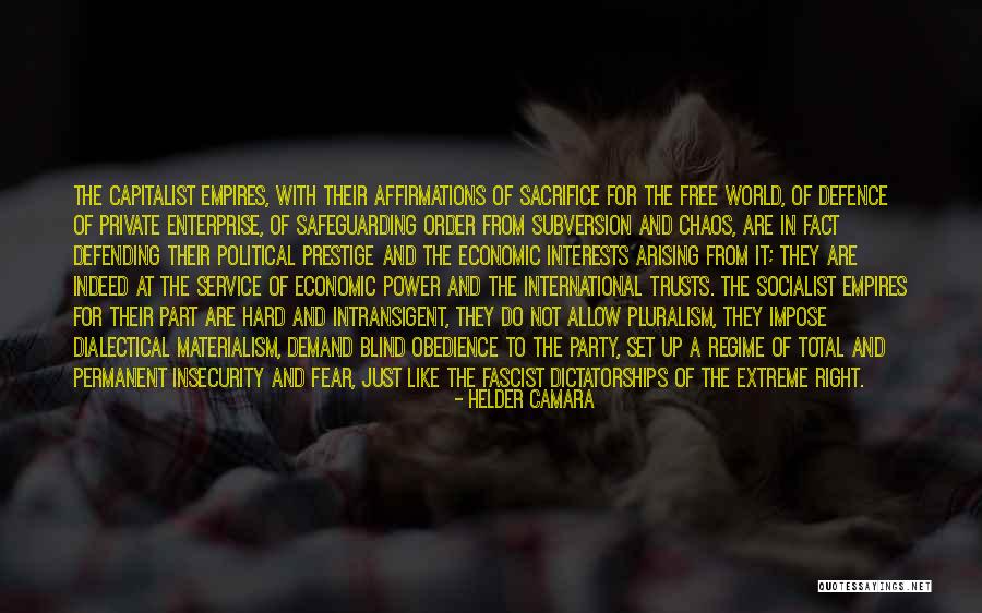 Political Chaos Quotes By Helder Camara Political Chaos Quotes By Helder Camara