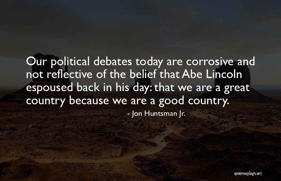 Political Debates Quotes By Jon Huntsman Jr. Political Debates Quotes By Jon Huntsman Jr.