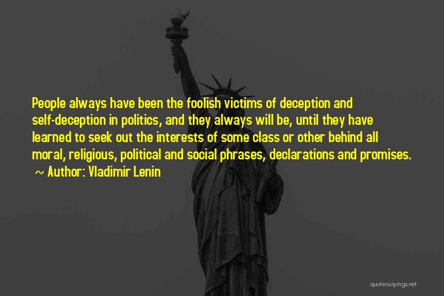 Political Deception Quotes By Vladimir Lenin