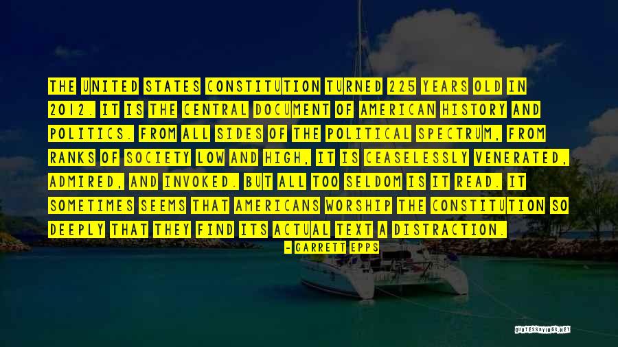Political Distraction Quotes By Garrett Epps Political Distraction Quotes By Garrett Epps