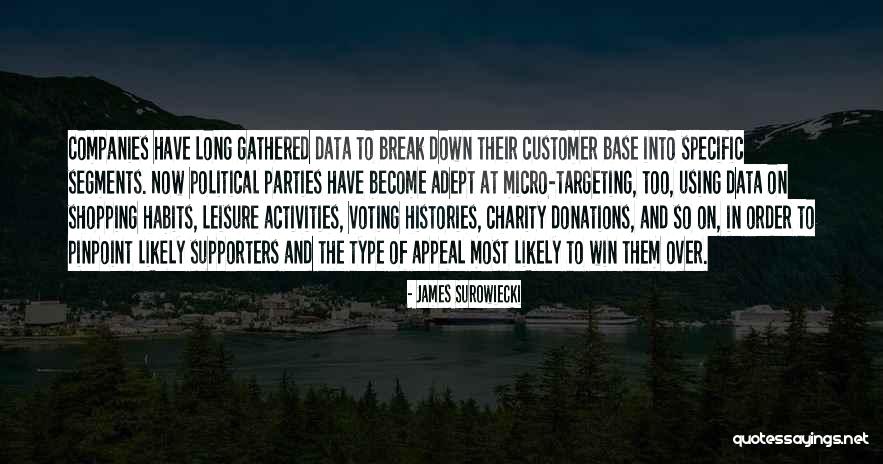 Political Donations Quotes By James Surowiecki Political Donations Quotes By James Surowiecki