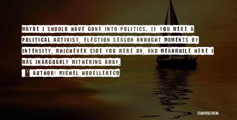 Political Election Quotes By Michel Houellebecq