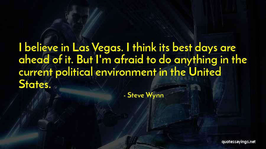 Political Environment Quotes By Steve Wynn Political Environment Quotes By Steve Wynn