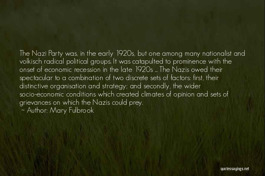 Political Factors Quotes By Mary Fulbrook