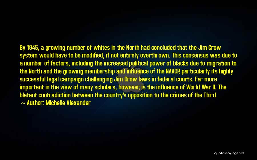 Political Factors Quotes By Michelle Alexander