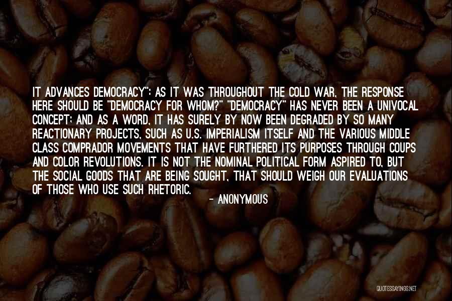 Political Movements Quotes By Anonymous