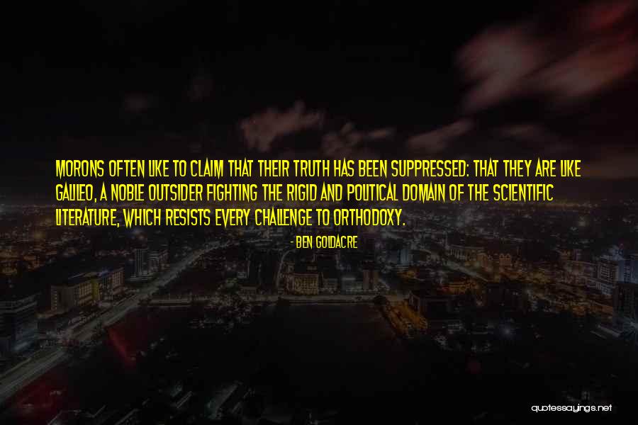 Political Outsider Quotes By Ben Goldacre Political Outsider Quotes By Ben Goldacre