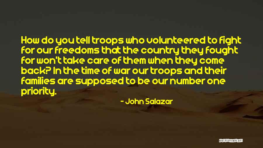 Political Outsider Quotes By John Salazar