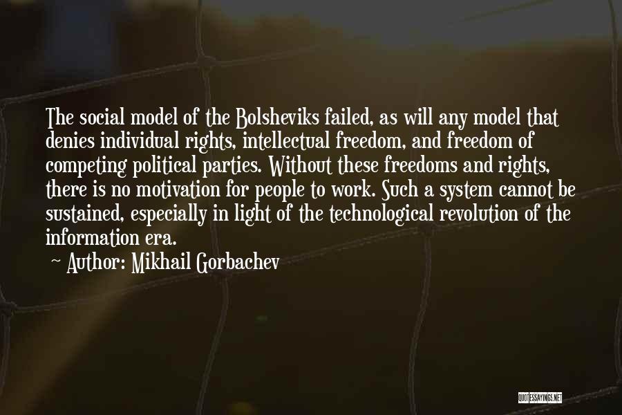 Political Party System Quotes By Mikhail Gorbachev