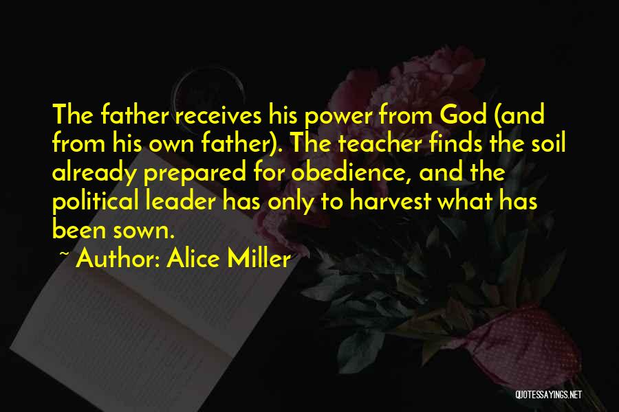 Political Power Quotes By Alice Miller