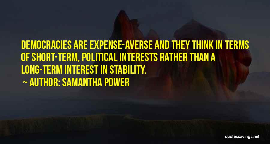 Political Power Quotes By Samantha Power