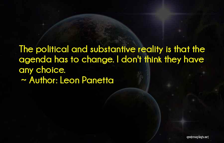 Political Quotes By Leon Panetta