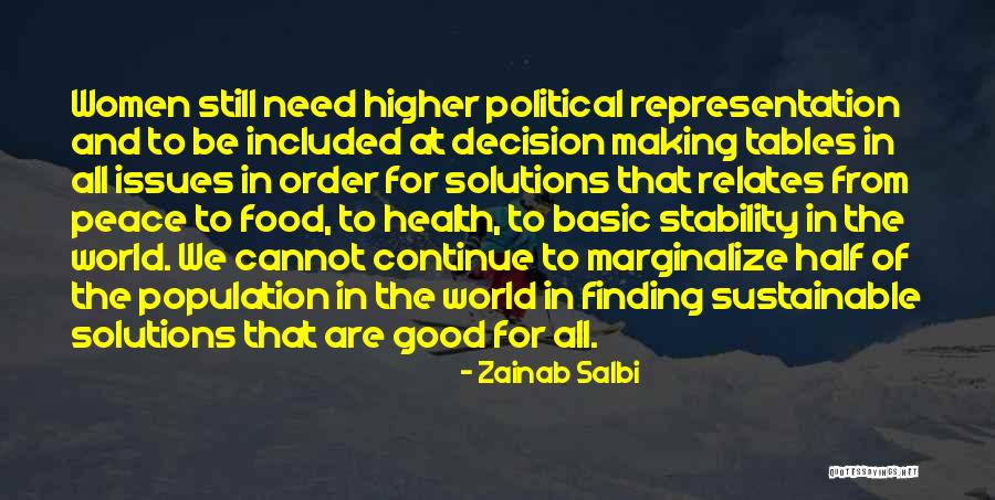 Political Representation Quotes By Zainab Salbi