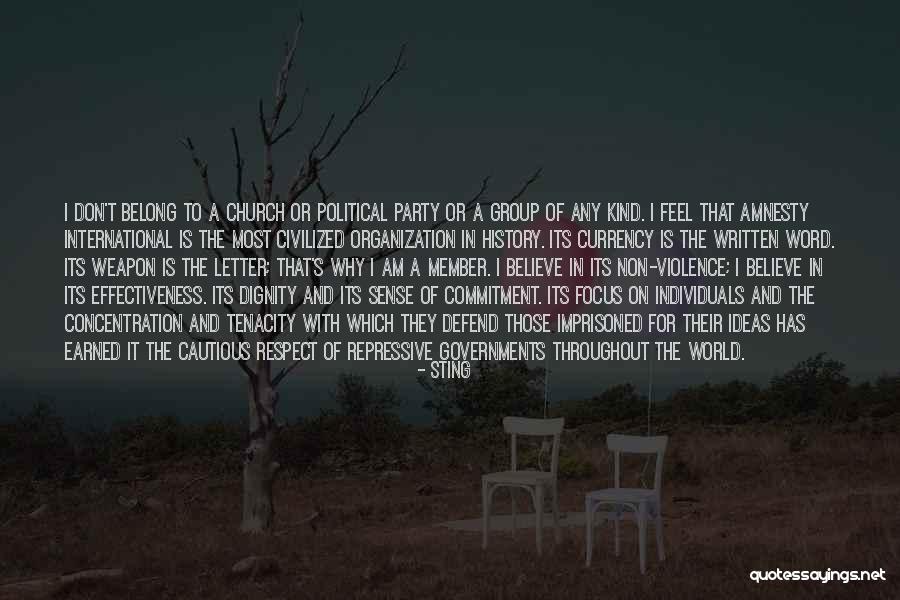 Political Respect Quotes By Sting Political Respect Quotes By Sting