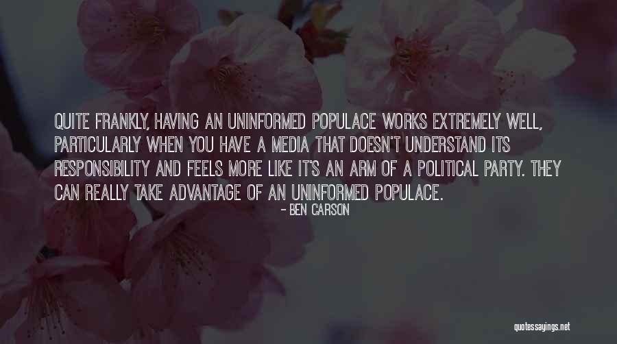 Political Responsibility Quotes By Ben Carson Political Responsibility Quotes By Ben Carson
