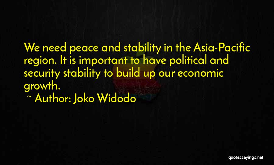 Political Stability Quotes By Joko Widodo