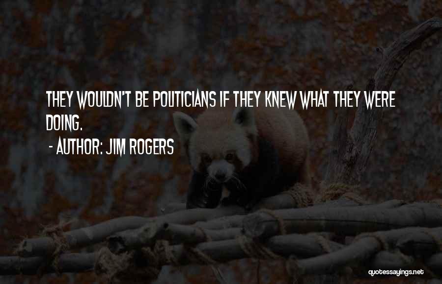 Politician Quotes By Jim Rogers