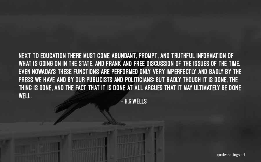 Politicians And Education Quotes By H.G.Wells Politicians And Education Quotes By H.G.Wells
