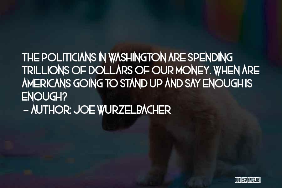 Politicians And Money Quotes By Joe Wurzelbacher