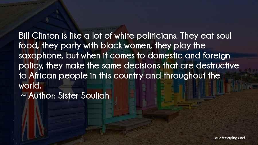 Politicians Are Quotes By Sister Souljah