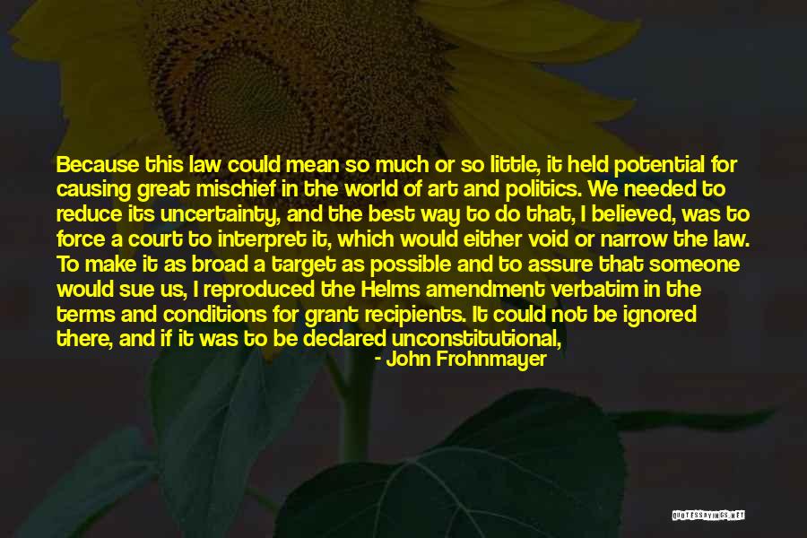 Politics And Art Quotes By John Frohnmayer Politics And Art Quotes By John Frohnmayer