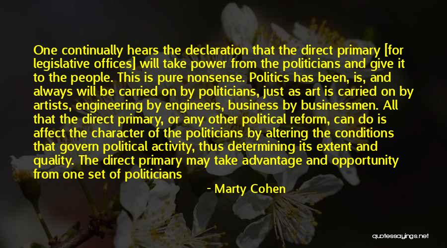 Politics And Art Quotes By Marty Cohen Politics And Art Quotes By Marty Cohen