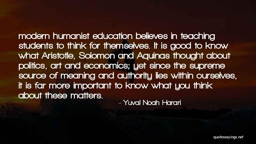 Politics And Art Quotes By Yuval Noah Harari