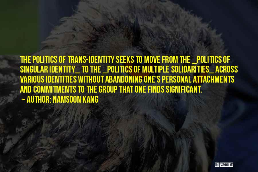 Politics And Christianity Quotes By Namsoon Kang