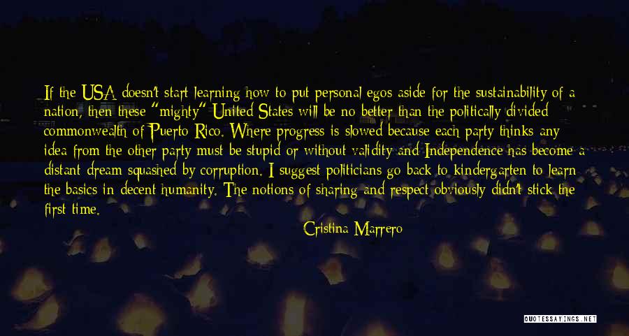 Politics And Corruption Quotes By Cristina Marrero