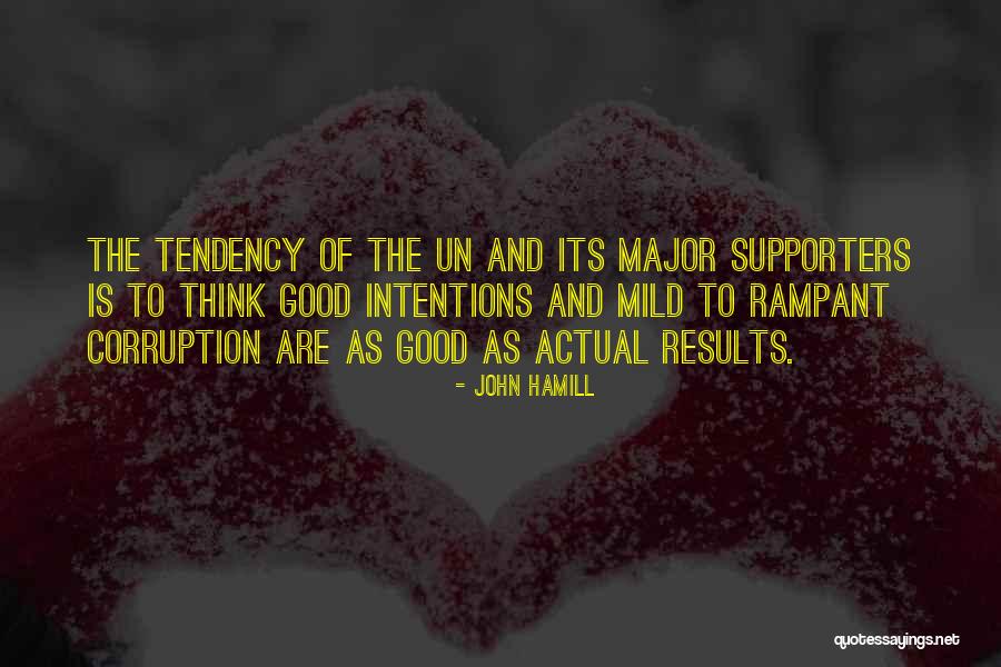 Politics And Corruption Quotes By John Hamill