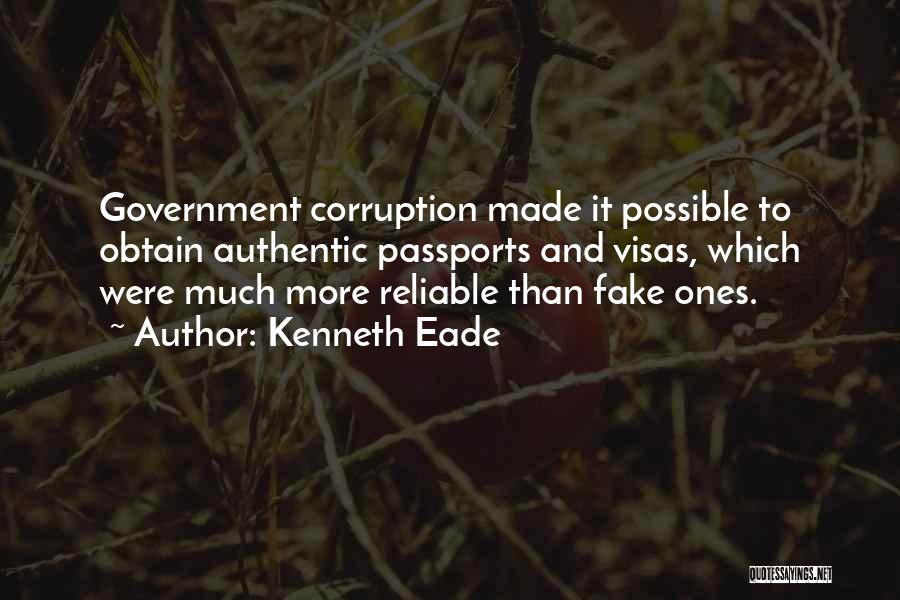 Politics And Corruption Quotes By Kenneth Eade