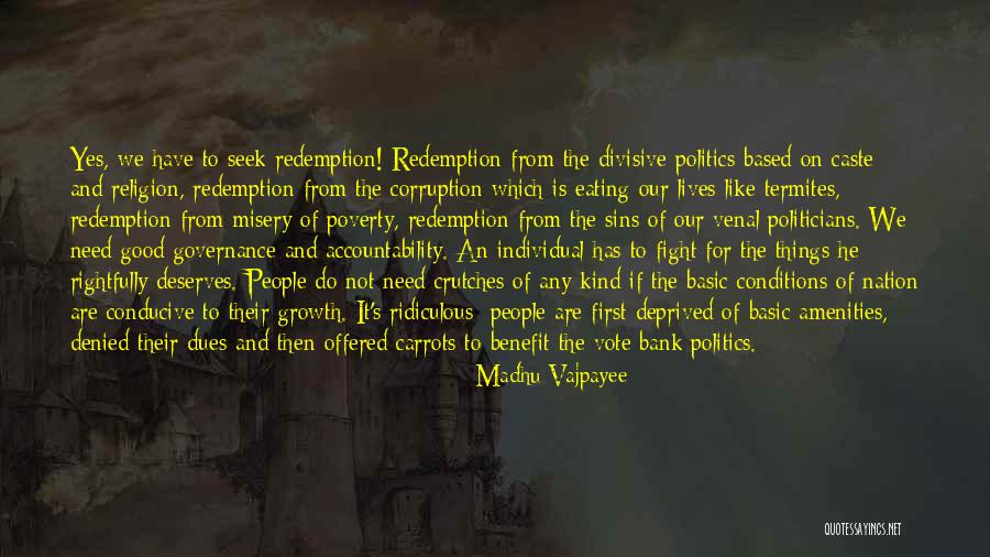 Politics And Corruption Quotes By Madhu Vajpayee