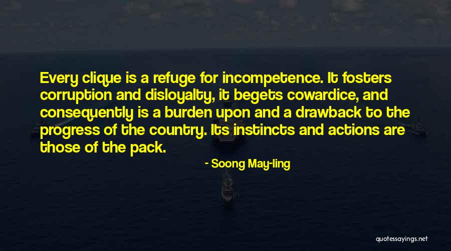 Politics And Corruption Quotes By Soong May-ling Politics And Corruption Quotes By Soong May-ling