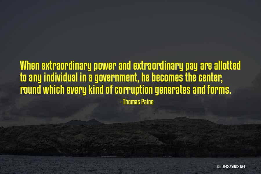 Politics And Corruption Quotes By Thomas Paine