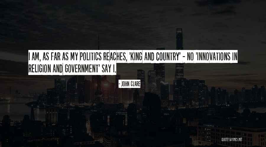 Politics And Government Quotes By John Clare