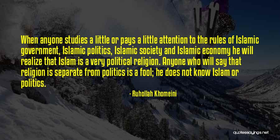 Politics And Government Quotes By Ruhollah Khomeini