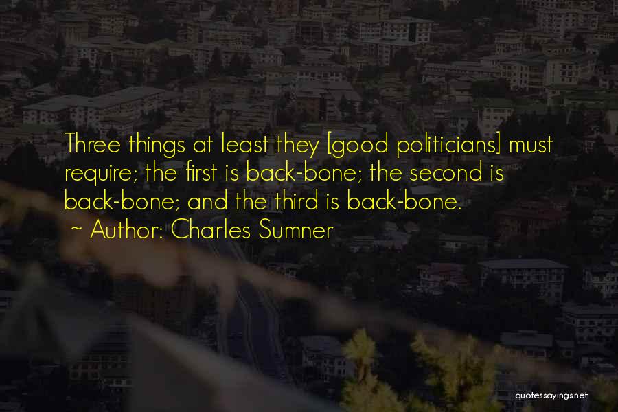 Politics And Morality Quotes By Charles Sumner