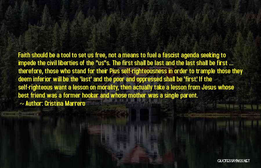 Politics And Morality Quotes By Cristina Marrero