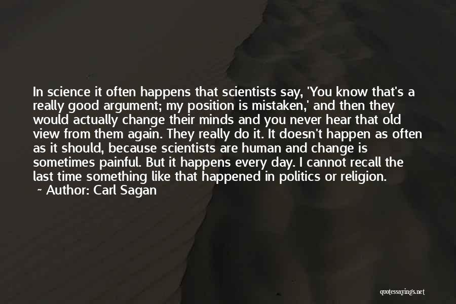 Politics And Religion Quotes By Carl Sagan