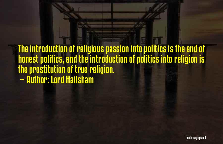 Politics And Religion Quotes By Lord Hailsham