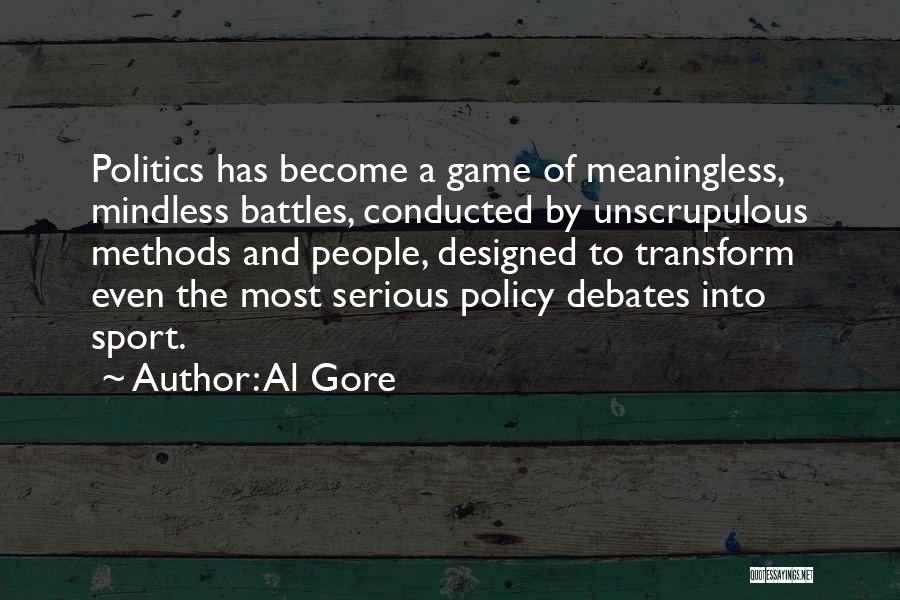 Politics And Sports Quotes By Al Gore