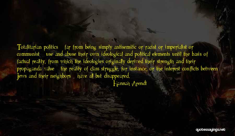 Politics And Truth Quotes By Hannah Arendt