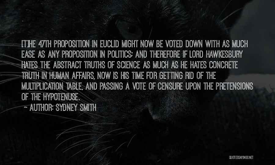 Politics And Truth Quotes By Sydney Smith