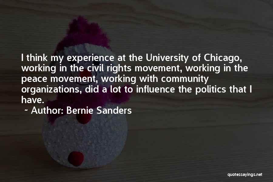 Politics In Organizations Quotes By Bernie Sanders