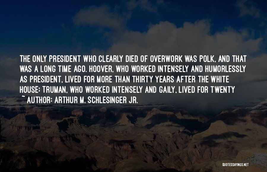 Polk Quotes By Arthur M. Schlesinger Jr.