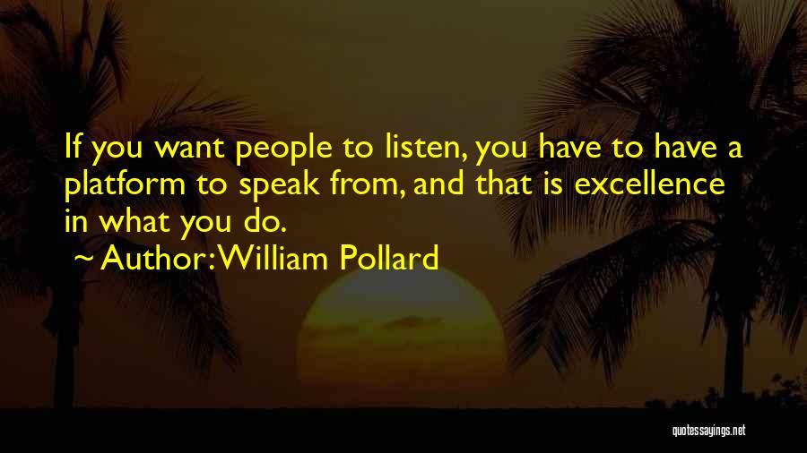 Pollard Quotes By William Pollard