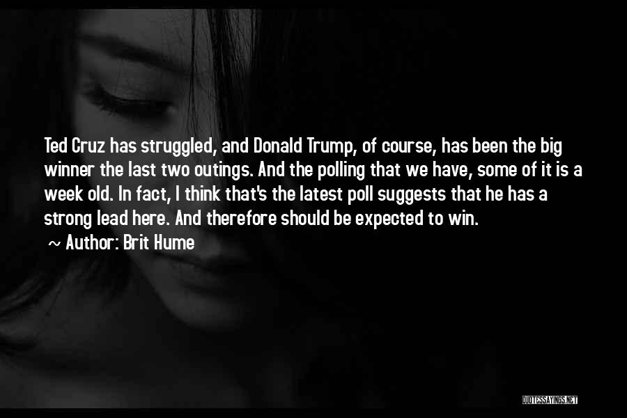 Polling Quotes By Brit Hume