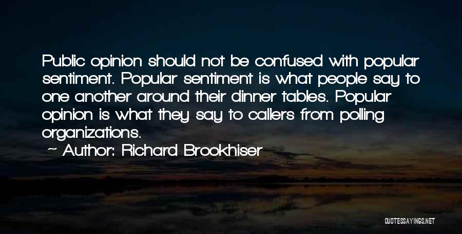 Polling Quotes By Richard Brookhiser