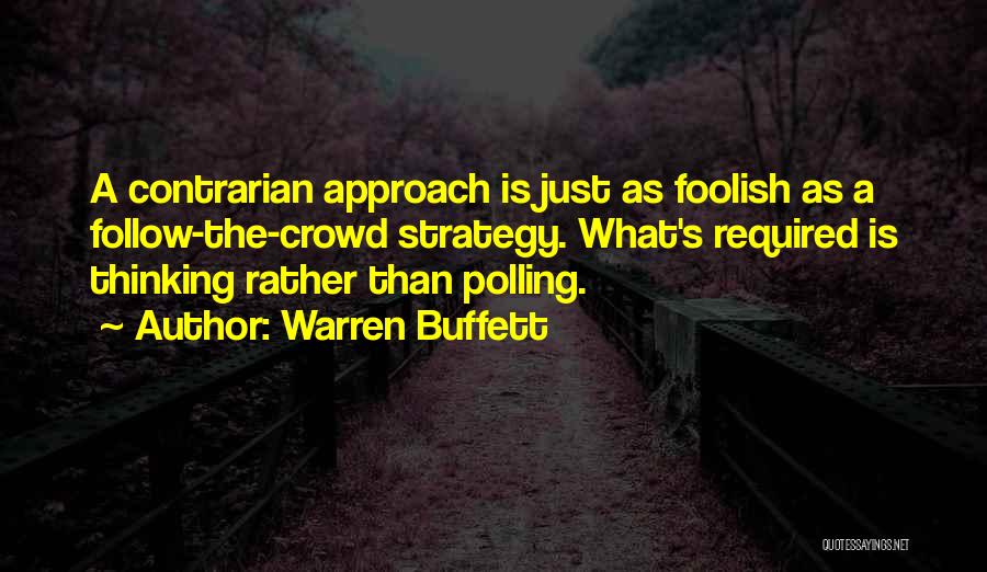 Polling Quotes By Warren Buffett