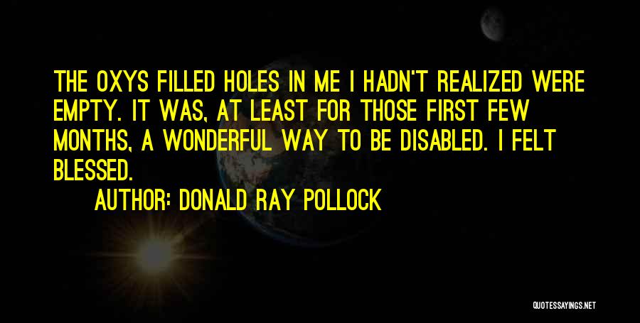 Pollock Quotes By Donald Ray Pollock